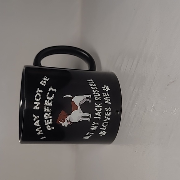 I  may not be perfect  but my jack Russell  "love me" mug - Picture 3 of 4